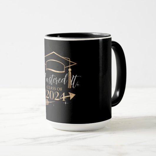 Beherrschte IT-Klasse der 2024 Abschluss Geschenke Tasse (VorderseiteRechts)