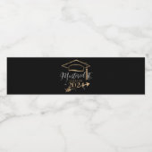 Beherrschte IT-Klasse der 2024 Abschluss Geschenke Wasserflaschenetikett (Einzelnes Label)