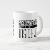 Beherrschter Abbruch WTC Gebäude 7 Inside Job Jumbo-Tasse (Vorderseite Rechts)