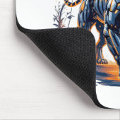 Beherrschung der Wildnis - Futuristische Tigermous Mousepad (Ecke)