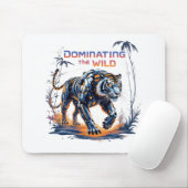 Beherrschung der Wildnis - Futuristische Tigermous Mousepad (Mit Mouse)