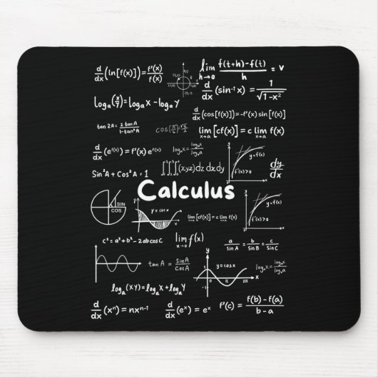 Beherrschung wesentlicher Kalkülformeln Math Geniu Mousepad (Vorne)