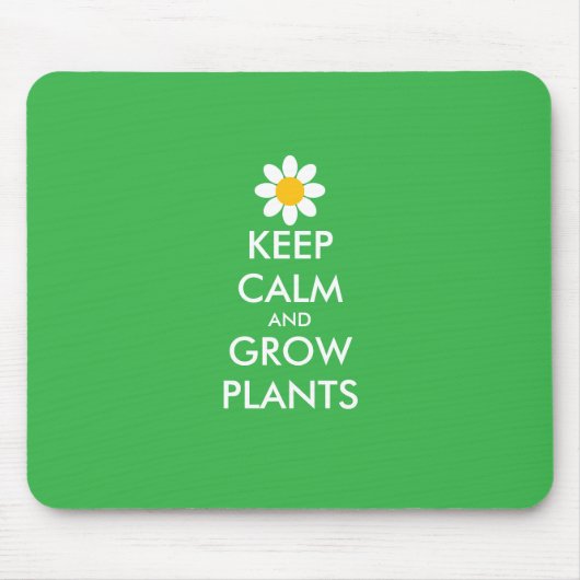 Behielt der Ruhe und Vergrößerung der Pflanze Mousepad (Vorne)