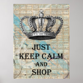 Behielt und Shop Vintag Art Grunge Abstrakt Poster