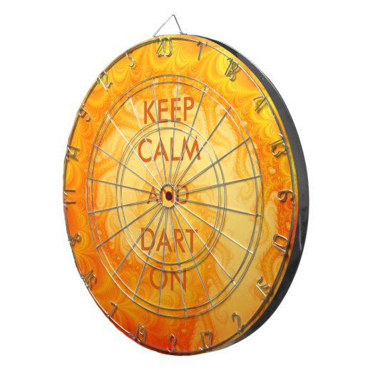 Behieltest Calm & Dart über das Abstrakte Fraktal  Dartscheibe (Vorderseite rechts)