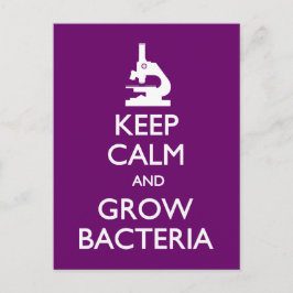 Behieltest Calm Grow Bacteria Postkarte