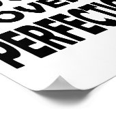 Behieltest Progression | Wachstum vor Perfektion Poster (Ecke)