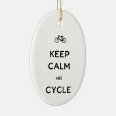 Behieltest Ruhe und Fahrrad Keramik Ornament (Rechts)