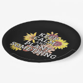 Behieltest Ruhe und Pflanze Etwas - Gärtner Pappteller (Schrägansicht)