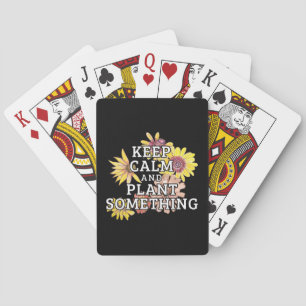 Behieltest Ruhe und Pflanze Etwas - Gärtner Spielkarten