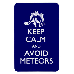 Behieltest Ruhe vermeiden Meteors Postkarte Magnet