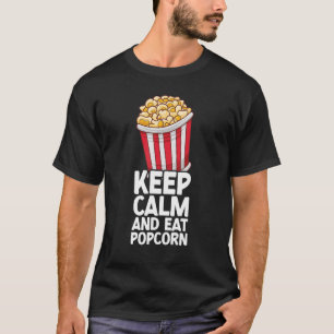 Behieltest und essen Popcorn Corn Popcorn Snack T-Shirt