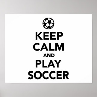 Behieltest und Fußball Poster