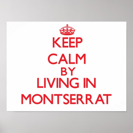 Behieltest von Beruf in Montserrat Poster (Vorne)