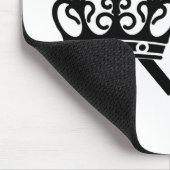 Behieltest von Beruf / Kronenlogo Mousepad (Ecke)