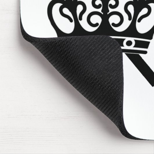 Behieltest von Beruf / Kronenlogo Mousepad (Ecke)