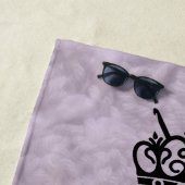 Behieltest von beruhigenden Haken auf Krockethandw Strandtuch (Beispiel)