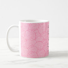 Behieltest von Beruhigung und Carry Yarn Rosa Klas Kaffeetasse