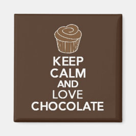 Behieltest von Beruhigungs- und Liebe-Schokoladenm Magnet