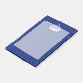 Behieltest von Calm Crown auf Navy Blue Decor Post-it Klebezettel (angewinkelt)