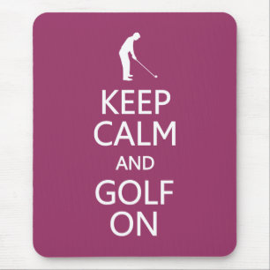 Behieltest von Calm & Golf auf Farbmousepad Mousepad
