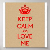 Behieltest von Calm Liebe ME Value Poster Paper (M (Vorne)