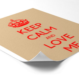 Behieltest von Calm Liebe ME Value Poster Paper (M