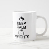 Behieltest von Calm & Lift Gewichten nach Kundenwu Jumbo-Tasse (Rechts)