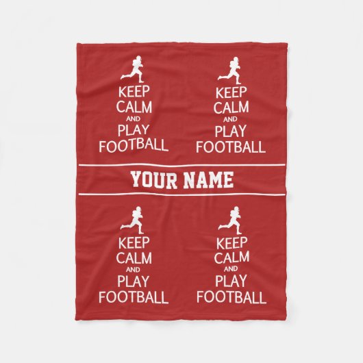 Behieltest von Calm & Play Football-Sonderdecke Fleecedecke (Vorderseite)