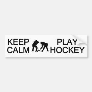 Behieltest von Calm & Play Hockey-Autoaufkleber Autoaufkleber