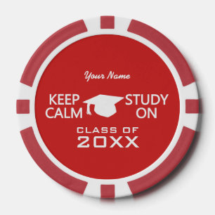 Behieltest von Calm & Study on custom Poker chips