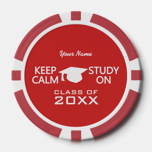 Behieltest von Calm & Study on custom Poker chips (Vorderseite)