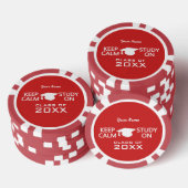 Behieltest von Calm & Study on custom Poker chips (Stapel)