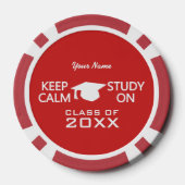 Behieltest von Calm & Study on custom Poker chips (Rückseite)