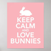 Behieltest von Calm und Liebe Bunnies oder Poster (Vorne)