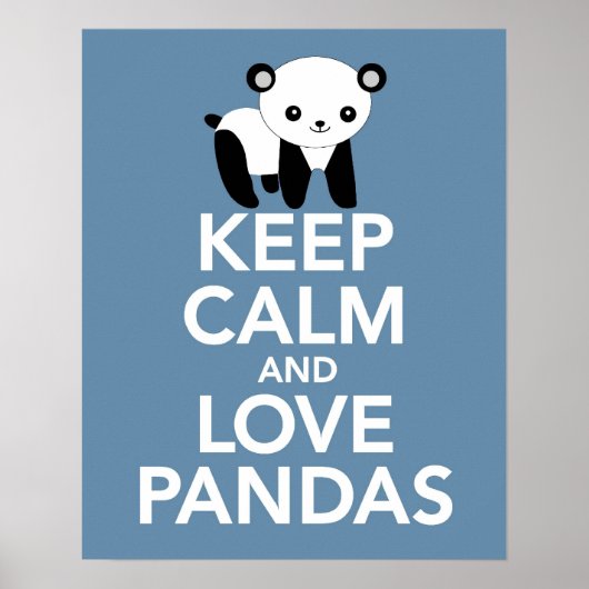 Behieltest von Calm und Liebe Pandas drucken oder Poster (Vorne)