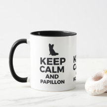 Behieltest von Calm und Papillon Tasse