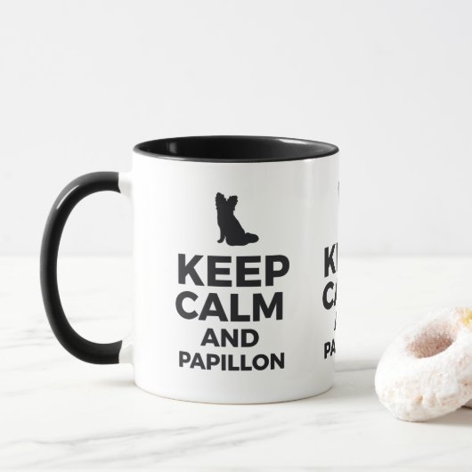 Behieltest von Calm und Papillon Tasse (Mit Donut)