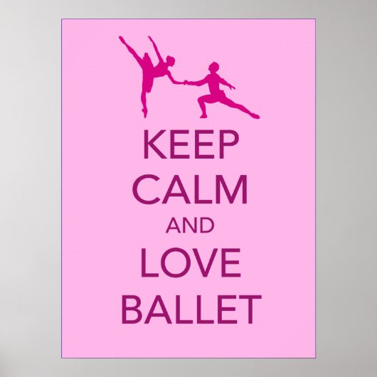 Behieltest von Liebe und Stille Ballet Poster (Vorne)