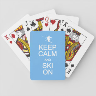Behieltest von Ruhe & Ski auf benutzerdefinierten  Spielkarten