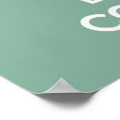 Behieltest von Ruhe und Bake Cookies Plakatdrucken Poster (Ecke)