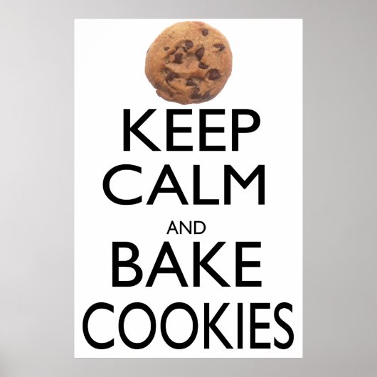 Behieltest von Ruhe und Bake-Cookies Poster (Vorne)