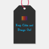 Behieltest von Ruhe und Design auf dem individuell Geschenkanhänger (Vorderseite)