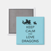 Behieltest von Ruhe und Liebe Dragons Einmalige Dr Magnet (Vorderseite/Rückseite)
