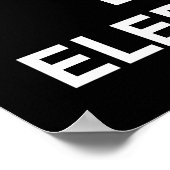 Behieltest von Ruhe und Liebe Elefanten drucken od Poster (Ecke)