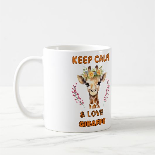 behieltest von Ruhe und Liebe Giraffe Tasse 2024 (Links)