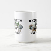 "Behieltest von Ruhe und Liebe Gorillas Kaffeetasse (Mittel)