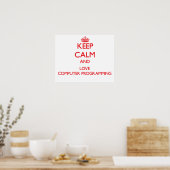 Behieltest von Ruhe und Liebe Poster (Küche)
