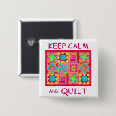 Behieltest von "Ruhe" und "Quilt Multi Block Patch Button (Vorne & Hinten)