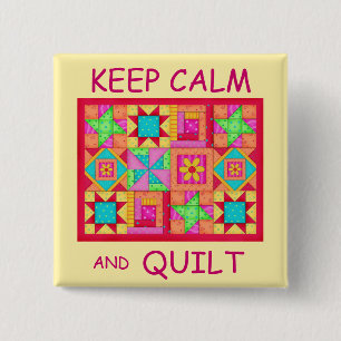 Behieltest von "Ruhe" und "Quilt Multi Block Patch Button